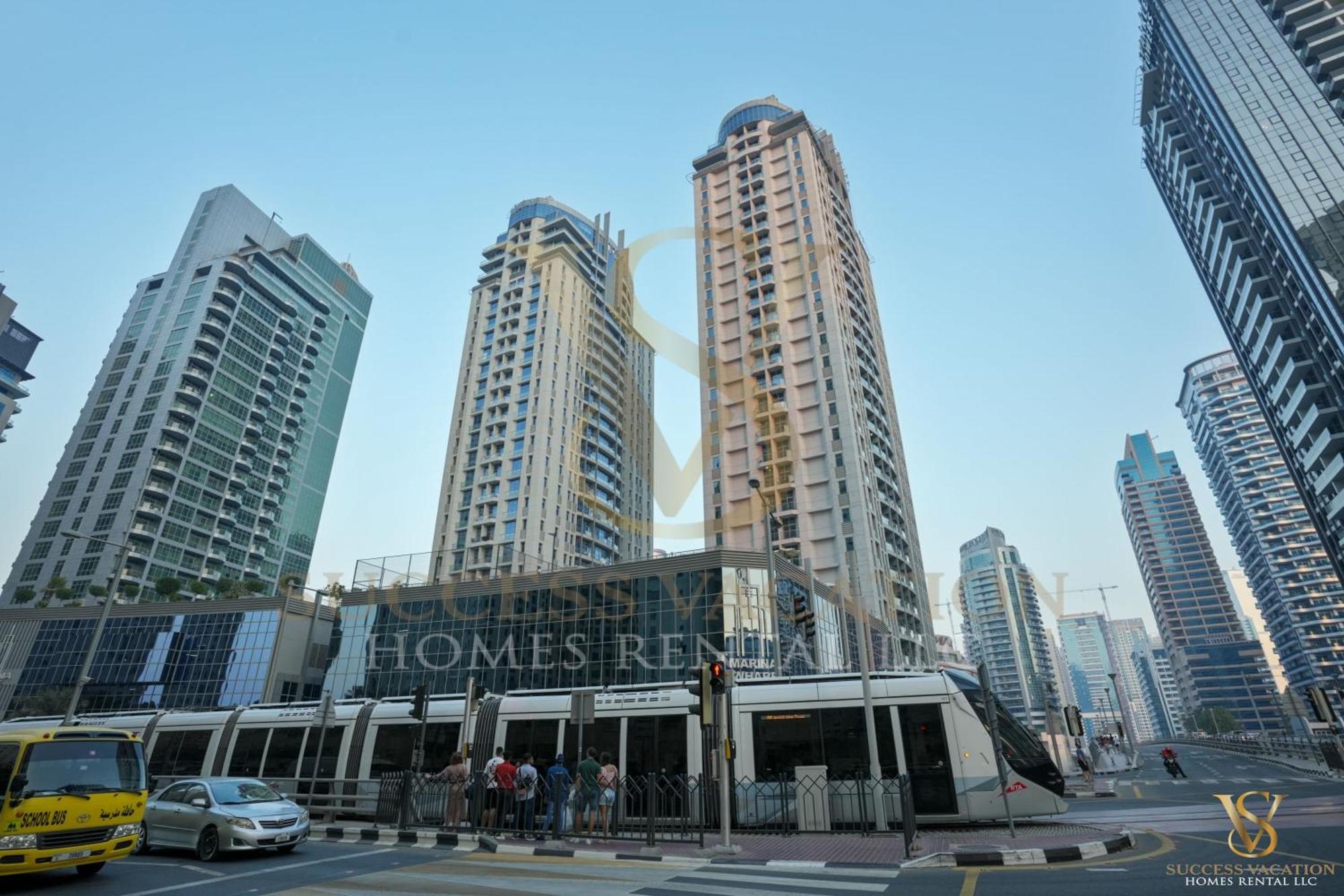Dubai Marina , Success Luxury Apartments, Near Jbr Beach And Metro Station-Daily Free Housekeeping Included Eksteriør bilde