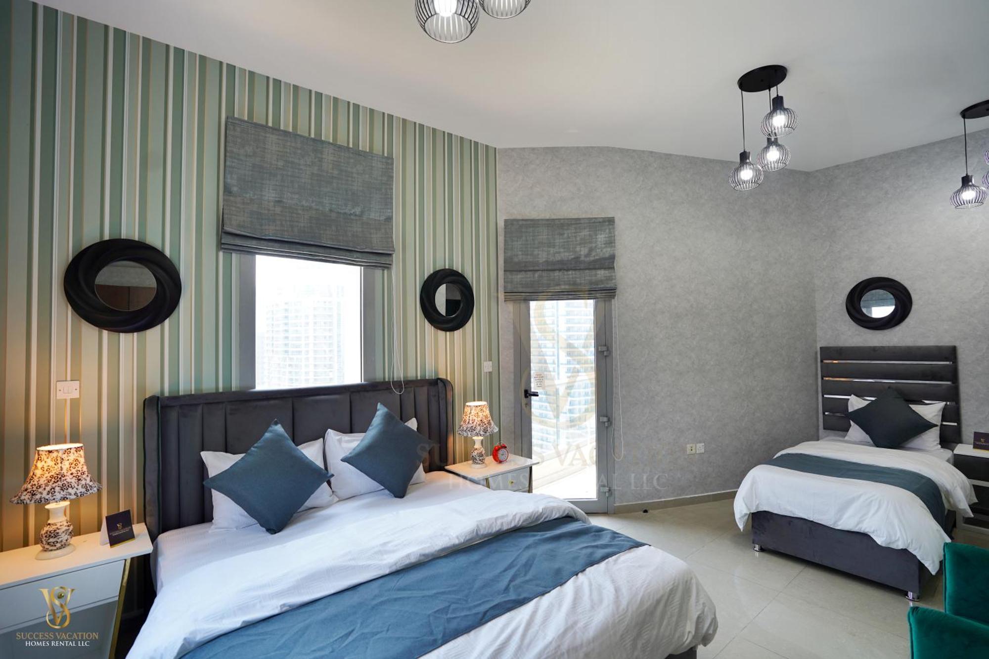 Dubai Marina , Success Luxury Apartments, Near Jbr Beach And Metro Station-Daily Free Housekeeping Included Eksteriør bilde
